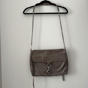 Large Rebecca mink off crossbody bag. Normal wear and tear